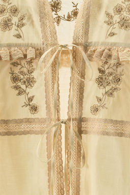 LIMITED EDITION LACE EMBROIDERED BLOUSE - Zara фото 6