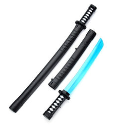 Светящийся меч самурая с черной рукояткой - Storyland фото 2