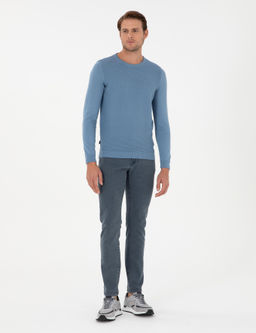 Gri Slim Fit Jean Pantolon