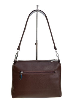Женская сумка из искусственной кожи, цвет кофе - Greta фото 2
