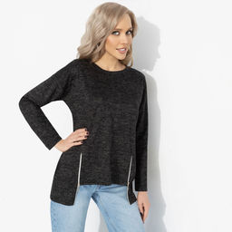 Свитшот с акцентными молниями, Городской драйв - Charutti фото 4