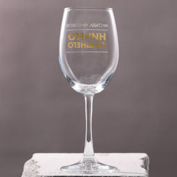 Бокал для вина Ничиего лишнего, 360 мл - Дорого внимание фото 4