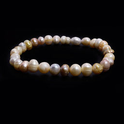 Браслет из натурального морского жемчуга-оберег на процветания и счастья