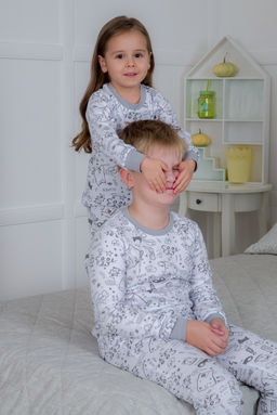Пижама детская из интерлока пенье Дрёма котик - Амадэль фото 44