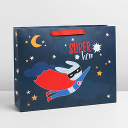 Пакет подарочный ламинированный, упаковка, «Super», L 40 х 31 х 11.5 см