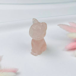 Фигурка Кошка из Розового кварца - Радуга самоцветов фото 3