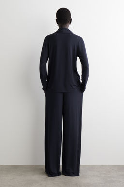 PANTAL?N WIDE LEG Y FLUIDO DE PUNTO - H&m фото 4