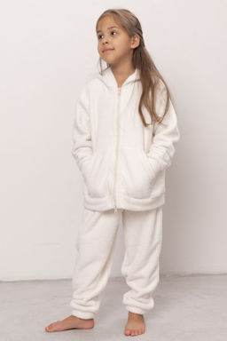 Толстовка детская из теплой плюшевой ткани 6711K-35024.1H-121 - Almando melado фото 2