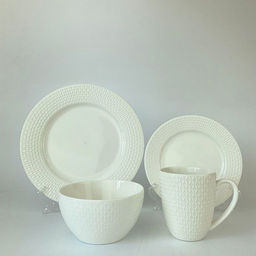 Набор столовый 16 предметов Жасмин ПС0018-50 new bone (акция) (JEWEL)