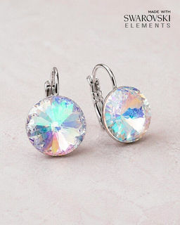 Серьги с кристаллами Swarovski