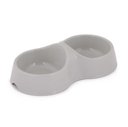 Миска для домашних животных 0,2 л двойная , рат. А(М8271), (М8272), М8620