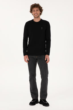 Erkek Siyah Basic Sweatshirt Sepette S_rpriz _ndirim - U.s. polo assn фото 10
