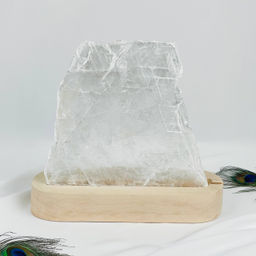 Срез Селенита на подставке - Радуга самоцветов фото 2