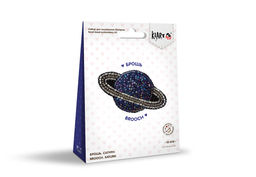 Klart набор для вышивания 10-010 Брошь. Сатурн 7.5 х 4.5 см