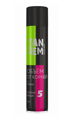 TANDEM лак д/волос 360мл Объем от корней 5-Экстрасильн.фикс.