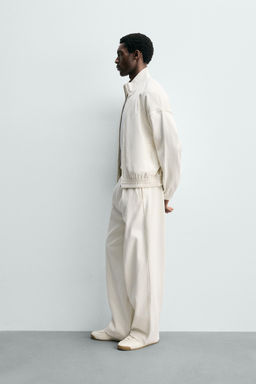 PANTAL?N JOGGER WIDE FIT PLIEGUES / Crudo - Zara фото 4