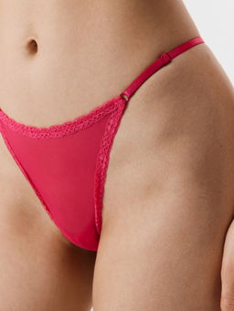 Infinity / Трусы стринги-бразилиано жен. Neptunia малиновый - Infinity Lingerie фото 2