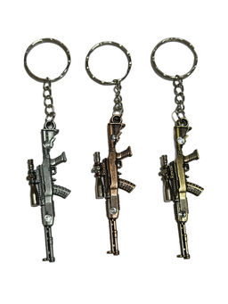 Цена за 2 шт. Брелок металл. "Автоматы. СКС" (KL-4059) 3 цвета