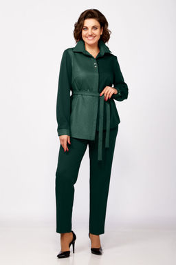 Костюм Olga Style С885 зеленый