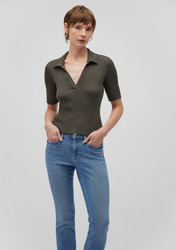 Haki Polo Triko - Mavi фото 2