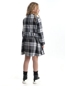 Платье для девочки UD 7862 черная клетка - Mini maxi фото 7