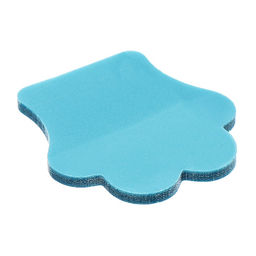 Цена за 4 шт. Блок-закладка с липким краем «Лапка», 45 мм × 45 мм, 50 листов, пластик, голубой