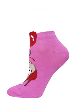 Цена за 2 пары Носки короткие Conte Elegant, ярко-розовый