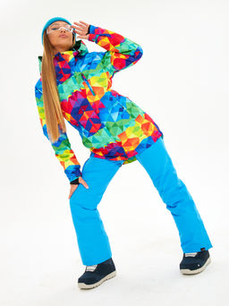 Женская горнолыжная сноубордическая куртка Alpha Endless Ultra Chaleur SNB 423/316_6 Разноцветный  фото 42