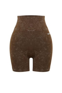 TRENDYOLMILLA Siyah Seamless/Dikissiz Y?kamal? Orme Spor Sort/K?sa Tayt THMSS23TY00034  фото 8