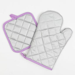 Кухонный набор Доляна Прованс, прихватка 17*17 см, рукавица 26*16 см,100% п/э  фото 3