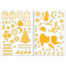 Волшебные картинки Снеговик. Светятся в темноте, 4 аппликации, 12 стр. - Буква-ленд фото 5