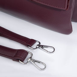 Сумка-мессенджер на молнии, цвет бордовый - Simaland фото 6
