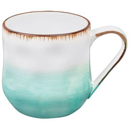 Кружка 500 мл 14*10*10 см "Кантри" бирюзовый