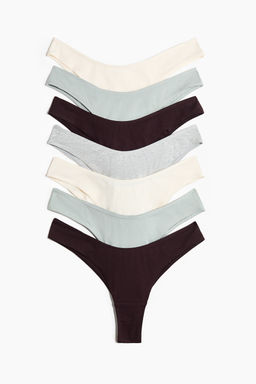 Pack de 7 bragas Brazilian de algod?n