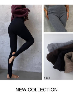 Леггинсы утепленные со штрипками - A.B.S.O фото 3