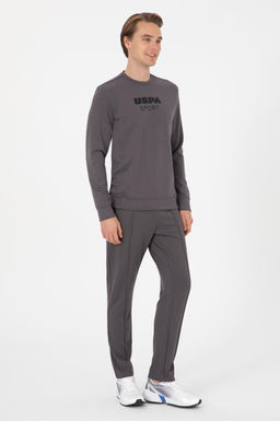 Erkek Regular Fit Bisiklet Yaka Gri Sweatshirt - U.s. polo assn фото 4