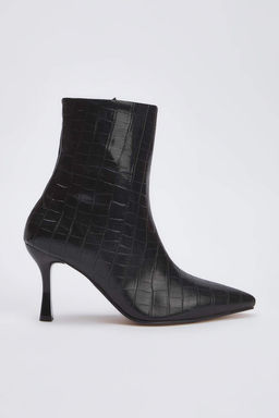 Siyah Timsah Derisi Gorunumlu Ince Topuklu Bilekte Kad?n Bot
TAKAW26BO00058 - Trendyolmilla фото 6