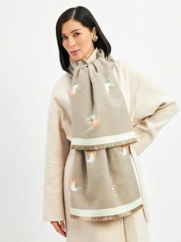 в СОСТАВЕ ШЕРСТЬ ! Большой,теплый двусторонний палантин - Tantino фото 10