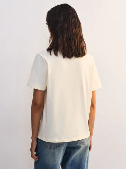 Футболка из хлопка с принтом ZR2605013423-9 / Zarina