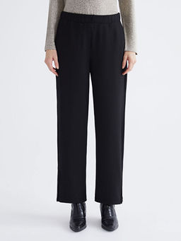 B?y?k Beden Beli Lastikli Kad?n Pantolon