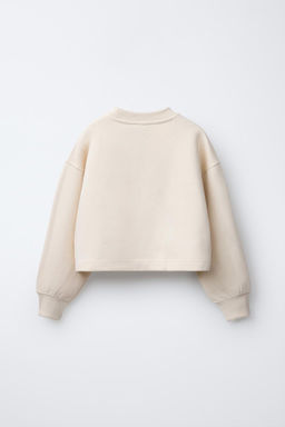 CROPPED SWEATSHIRT AND BELL BOTTOM TROUSERS SET - Zara фото 12