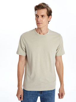 Bisiklet Yaka Penye Erkek Ti??rt