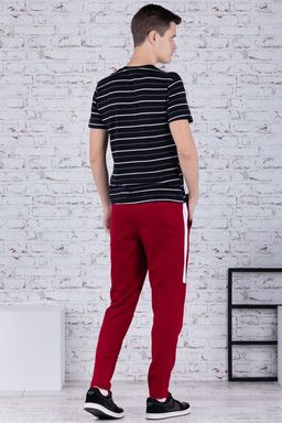 Брюки спортивные 
 3.MM054B-красный