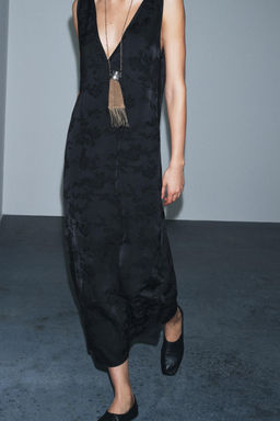 ZW COLLECTION LIMITED EDITION JACQUARD MIDI DRESS - Zara фото 3