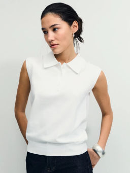 Поло без рукавов из хлопка ZR2604013302-1 / Zarina