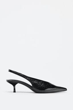 SLINGBACK HIGH-HEEL SHOES - Zara фото 4