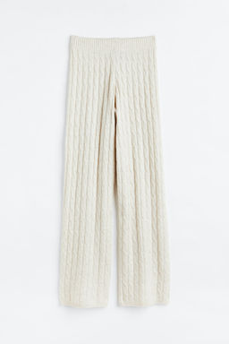 Pantalon en punto trenzado - H&m фото 4