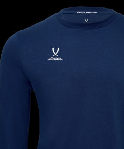 Лонгслив тренировочный JOGEL DIVISION PerFormDRY Training CVC LS Z4, темно-синий  фото 4