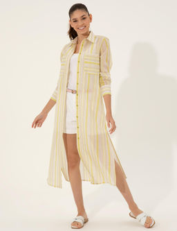 F_st_k Ye_ili Comfort Fit G_mlek Elbise - Pierre cardin фото 4