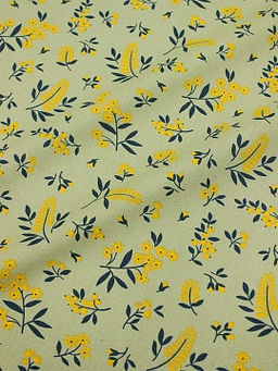 Перкаль Хизер цв.желтый, ш.1.5м, хлопок-100%, 115гр/м.кв